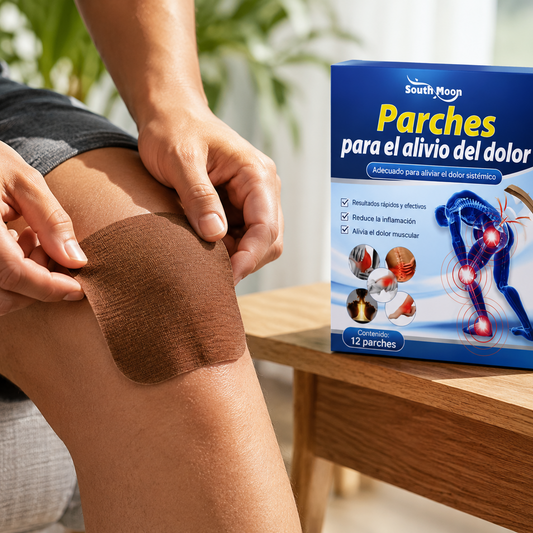 Parches Herbales para el Alivio del Dolor Articular y Muscular (12 Unidades)