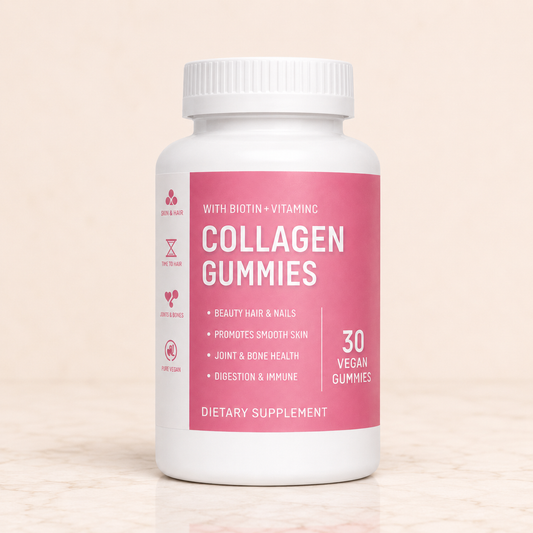 Gomitas de Colágeno con Biotina y Vitamina C – 30 Gomitas Veganas